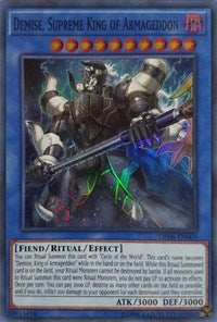 Demise, Supreme King of Armageddon [OP08-EN005] Super Rare