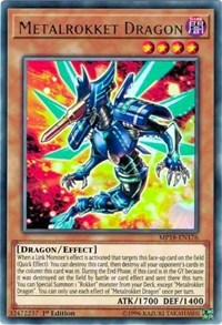 Metalrokket Dragon [MP18-EN176] Rare