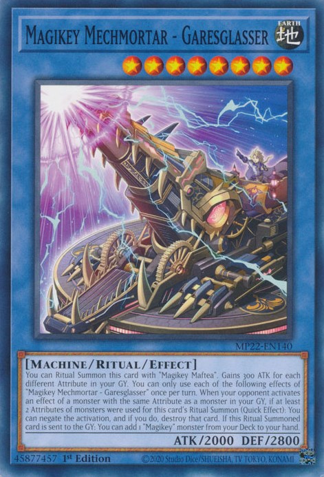 machine support cards yugioh Magikey Mechmortar