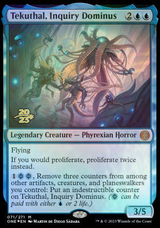 Tekuthal, Inquiry Dominus [Phyrexia: All Will Be One Prerelease Promos Tekuthal, Inquiry Dominus [Phyrexia: All Will Be One Prerelease Promos
