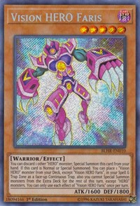 Vision HERO Faris [BLHR-EN010] Secret Rare