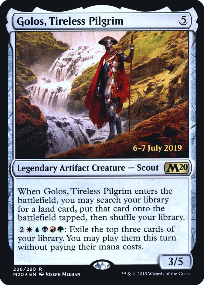 Golos, Tireless Pilgrim  [Core Set 2020 Prerelease Promos]