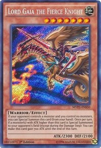 Lord Gaia the Fierce Knight [MVP1-ENS50] Secret Rare