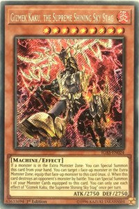 Gizmek Kaku, the Supreme Shining Sky Stag [IGAS-EN024] Secret Rare