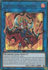 Ferocious Flame Swordsman [DUOV-EN032] Ultra Rare