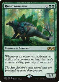 Runic Armasaur [Promo Pack: Ikoria]