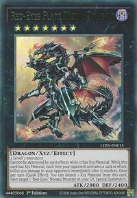 Red-Eyes Flare Metal Dragon (Green) [LDS1-EN015] Ultra Rare