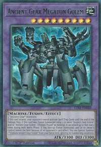 Ancient Gear Megaton Golem (Green) [LDS1-EN088] Ultra Rare