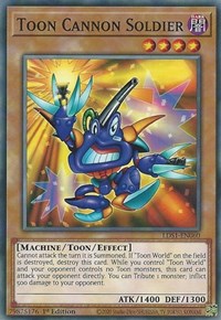 Toon Cannon Soldier [LDS1-EN060] Common