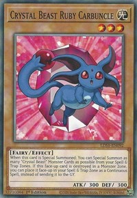 Crystal Beast Ruby Carbuncle [LDS1-EN092] Common