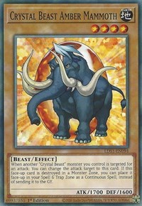 Crystal Beast Amber Mammoth [LDS1-EN094] Common