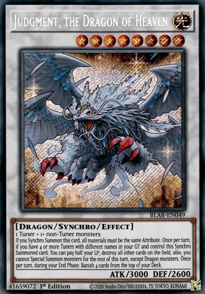 Judgment, the Dragon of Heaven [BLAR-EN049] Secret Rare