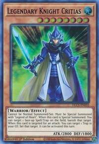 Legendary Knight Critias (Blue) [DLCS-EN002] Ultra Rare