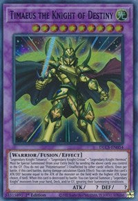 Timaeus the Knight of Destiny (Blue) [DLCS-EN054] Ultra Rare