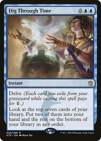 Dig Through Time [Promo Pack: Zendikar Rising]