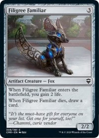 Filigree Familiar [Commander Legends]