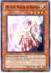 Mei-kou, Master of Barriers [FOTB-EN025] Common