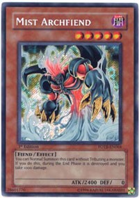 Mist Archfiend [FOTB-EN064] Secret Rare