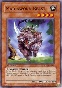 Mad Sword Beast [SD09-EN004] Common