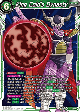 King Cold's Dynasty (Common) (BT13-084) [Supreme Rivalry]