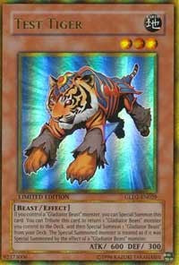 Test Tiger [GLD2-EN029] Ultra Rare