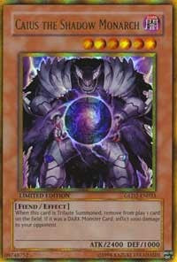 Caius the Shadow Monarch [GLD2-EN033] Ultra Rare