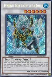 Dewloren, Tiger King of the Ice Barrier [HA02-EN027] Secret Rare