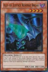 Ally of Justice Reverse Break [HA02-EN050] Super Rare