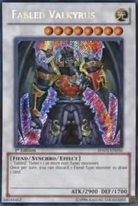 Fabled Valkyrus [HA02-EN056] Secret Rare