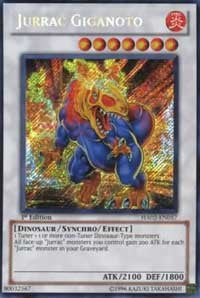 Jurrac Giganoto [HA02-EN057] Secret Rare