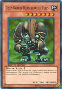 Green Baboon, Defender of the Forest [CT07-EN010] Super Rare