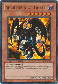 Archfiend of Gilfer [CT07-EN014] Super Rare