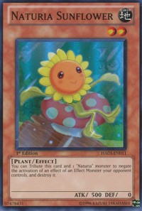 Naturia Sunflower [HA03-EN011] Super Rare