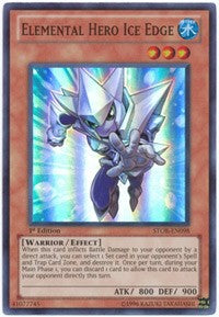 Elemental Hero Ice Edge [STOR-EN098] Super Rare