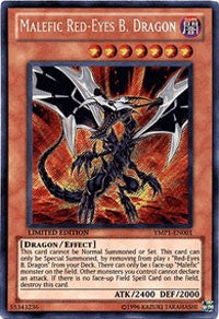 Malefic Red-Eyes B. Dragon [YMP1-EN001] Secret Rare