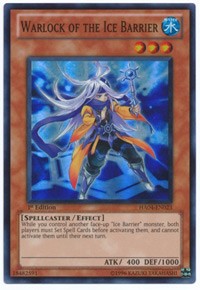 Warlock of the Ice Barrier [HA04-EN023] Super Rare