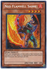 Neo Flamvell Sabre [HA04-EN035] Secret Rare