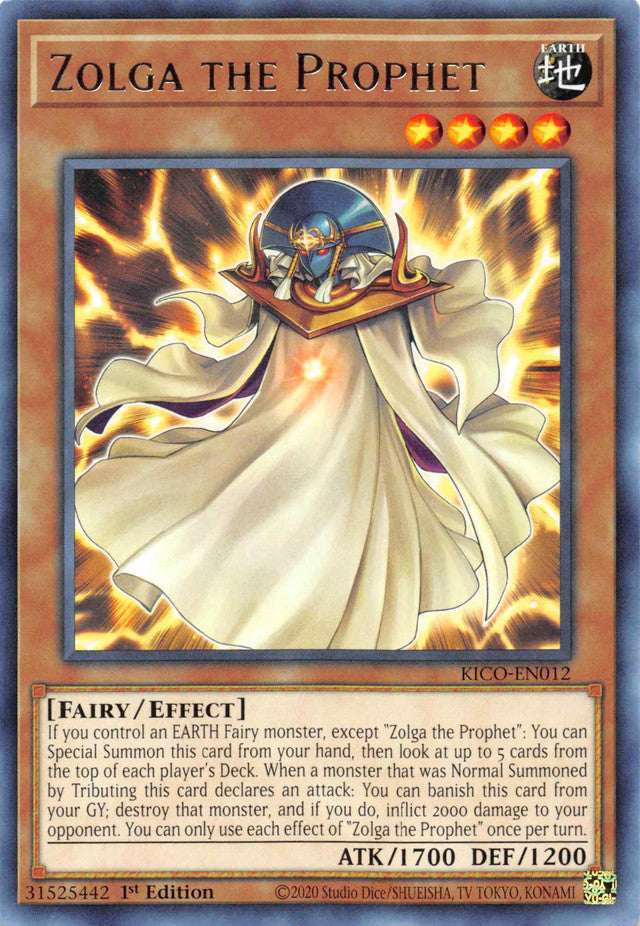 Zolga the Prophet (Rare) [KICO-EN012] Rare