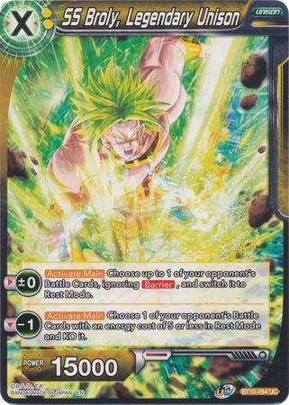 SS Broly, Legendary Unison (BT10-094) [Rise of the Unison Warrior]