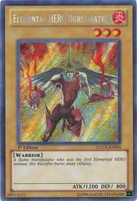 Elemental HERO Burstinatrix (Alternate Art) [LCGX-EN004] Secret Rare