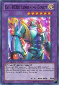 Evil HERO Lightning Golem [LCGX-EN068] Super Rare