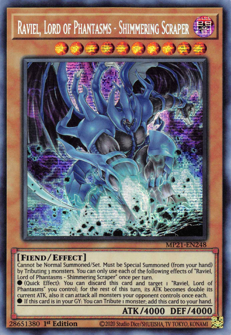 Raviel, Lord of Phantasms - Shimmering Scraper [MP21-EN248] Prismatic Secret Rare