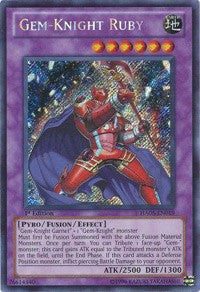 Gem-Knight Ruby [HA05-EN019] Secret Rare