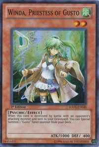 Winda, Priestess of Gusto [HA05-EN040] Super Rare