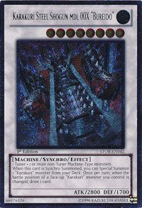 Karakuri Steel Shogun mdl 00X "Bureido" (UTR) [STOR-EN042] Ultimate Rare