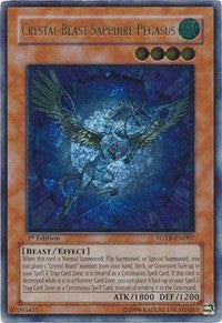 Crystal Beast Sapphire Pegasus (UTR) [FOTB-EN007] Ultimate Rare