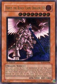 Horus the Black Flame Dragon LV8 (UTR) [SOD-EN008] Ultimate Rare