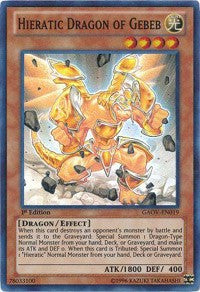 Hieratic Dragon of Gebeb [GAOV-EN019] Super Rare