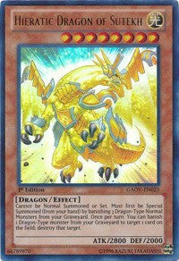 Hieratic Dragon of Sutekh [GAOV-EN025] Ultra Rare