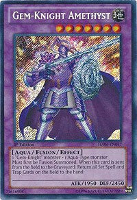 Gem-Knight Amethyst [HA06-EN047] Secret Rare